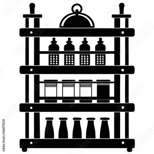 Spice Rack Silhouette