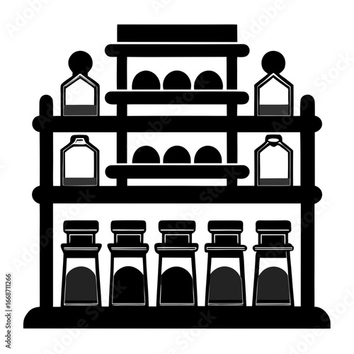 Spice Rack Silhouette