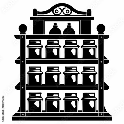 Spice Rack Silhouette
