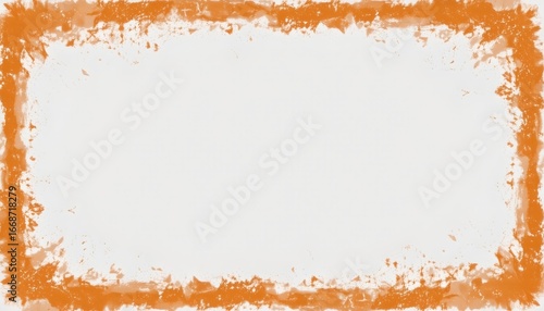 The image presents a blank space with an abstract border. The outer perimeter is defined by a textured, painted effect
