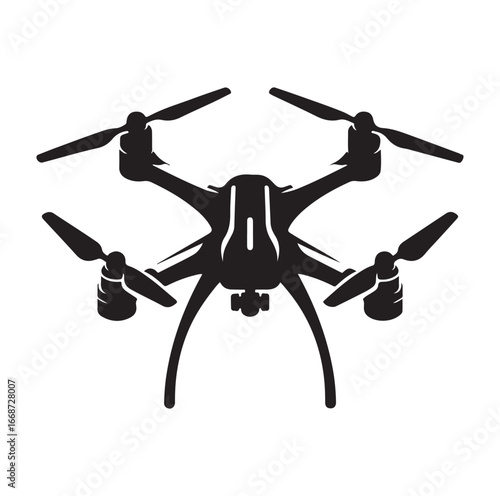 Drone silhouette vector D99