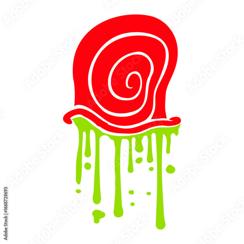 Snail shell Slime Disgusting Slimy Drops Dripping