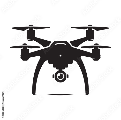 Drone silhouette vector D99
