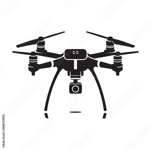 Drone silhouette vector D99