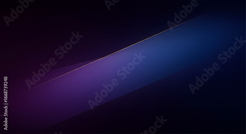 Minimalist Abstract Background with Glowing Diagonal Line
