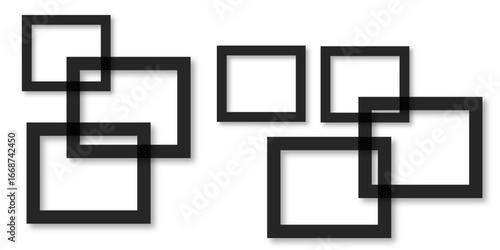 Abstract black lines on white background. luxury white geometric random lines with pattern. Modern white transparent material in triangle and squares shapes. abstract background vector illustration.