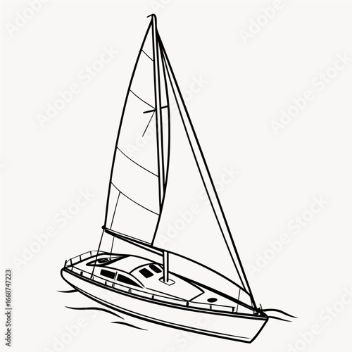 silhouette of a sailboat