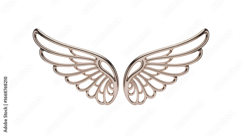 Obraz premium angel wings isolated