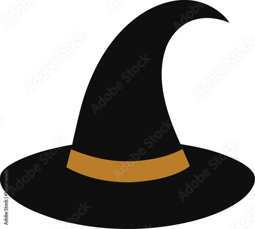 halloween witch hat icon