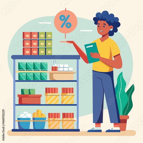 man in the supermarket