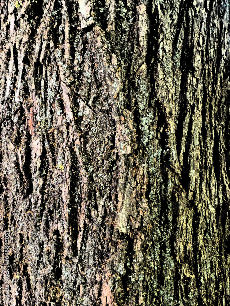 Obraz premium Close-Up of Tree Bark Texture