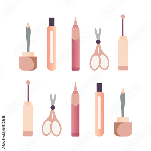 Vector elements for hand beauty