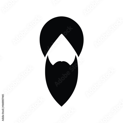 Sikh man turban beard symbol