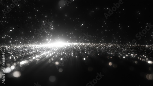 Futuristic Abstract digital light trail effect, technology digital concept