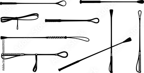 Riding crops svg, Riding crops silhouette, Horse riding crop silhouette, Horsewhip svg, Horse crops svg, Riding equestrian svg, Riding crops vector set organized