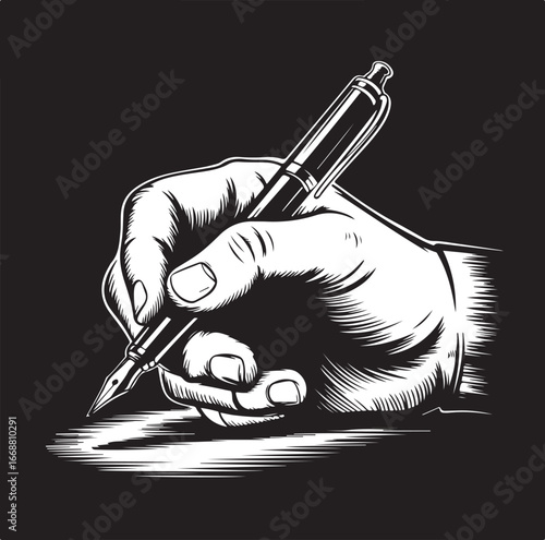 Hand writing  style 