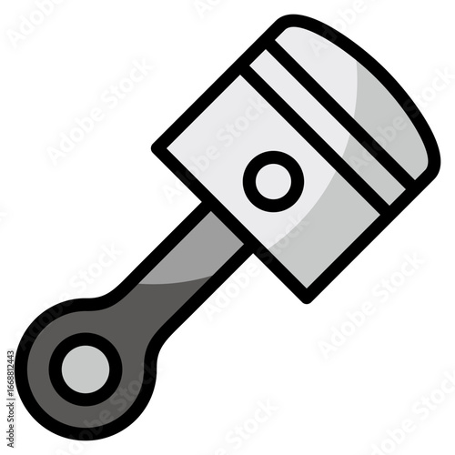 Piston  Icon Element For Design