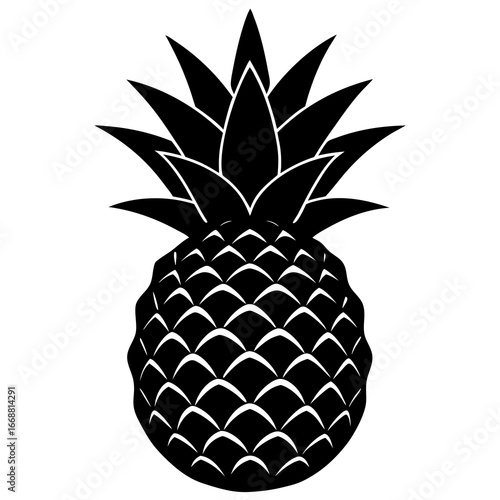 pineapple vector illustration