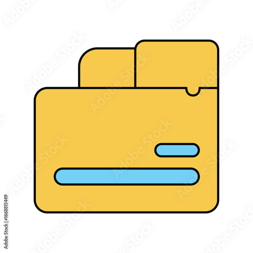 File lineal color line icon with white background vector stock illustration