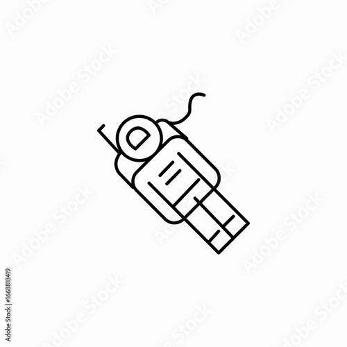 astronaut in spacewalk icon sign vector