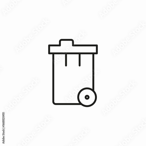cleaning brush icon sign vector