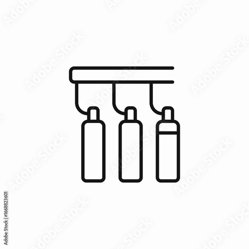 water filter system icon sign vector