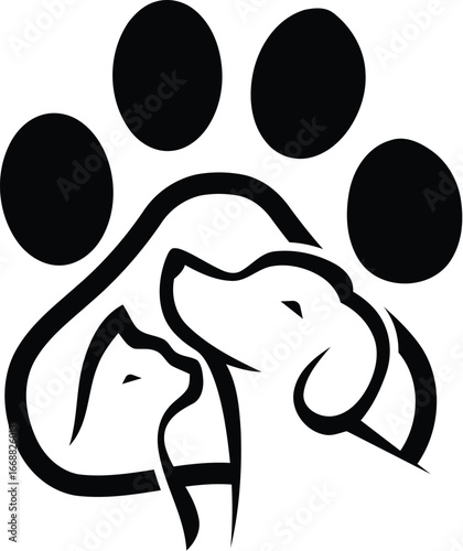 Vector pet logo