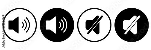 Photos Set of sound on or off, set of sound on or mute