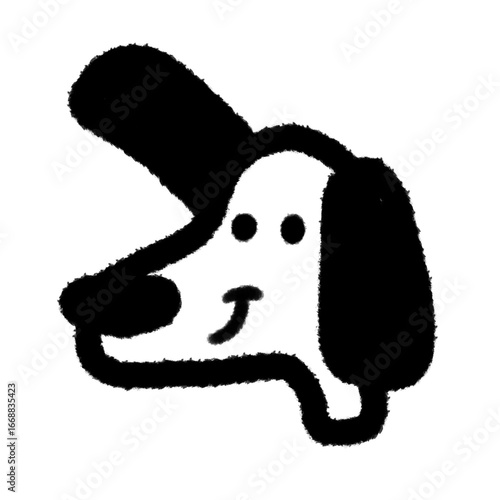 happy dog happy pet png outline, cute cartoon handdraw clipart kids doodle element hand drawn doodle, handwriting clipart, kawaii kids drawing, funny character, childlike sketch, handwritten words,