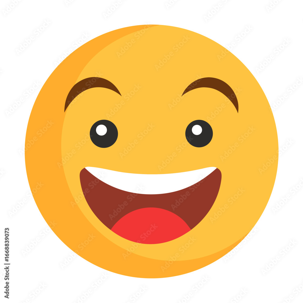 Fototapeta premium smiley face on white background