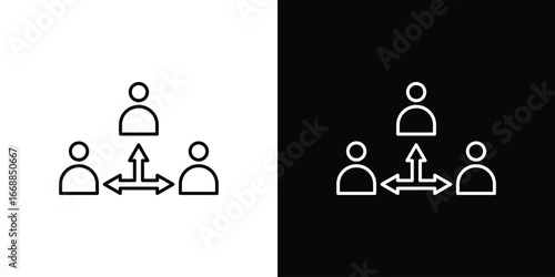 Third party icons. vector symbol illustrations.