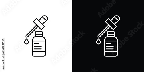 Serum icons. vector symbol illustrations.