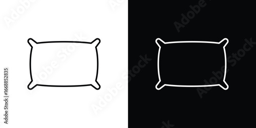 Pillow icons. vector symbol illustrations.