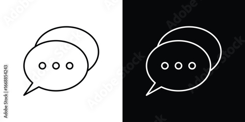 Live chat icons. vector symbol illustrations.