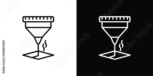 Laser machine icons. vector symbol illustrations.
