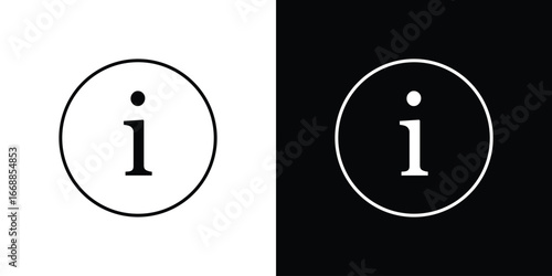 Info icons. vector symbol illustrations.