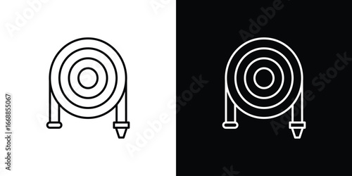 Hose icons. vector symbol illustrations.