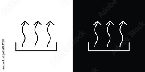 Heat icons. vector symbol illustrations.