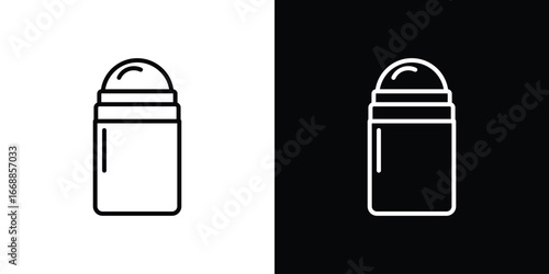 deodorant icons. vector symbol illustrations.