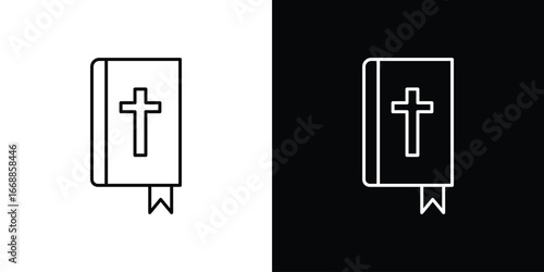 Bible icons. vector symbol illustrations.