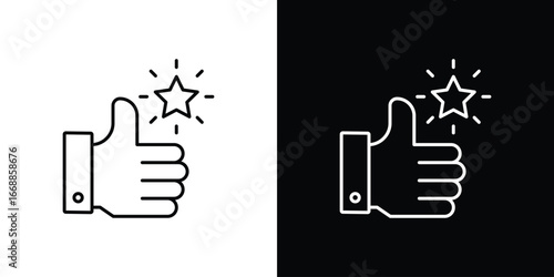 Appreciation icons. vector symbol illustrations.