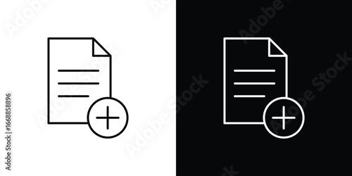 Add document icons. vector symbol illustrations.