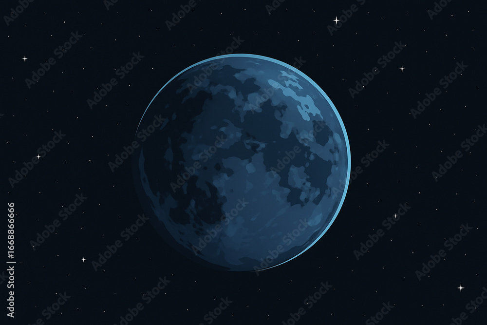 Obraz premium Planet AI