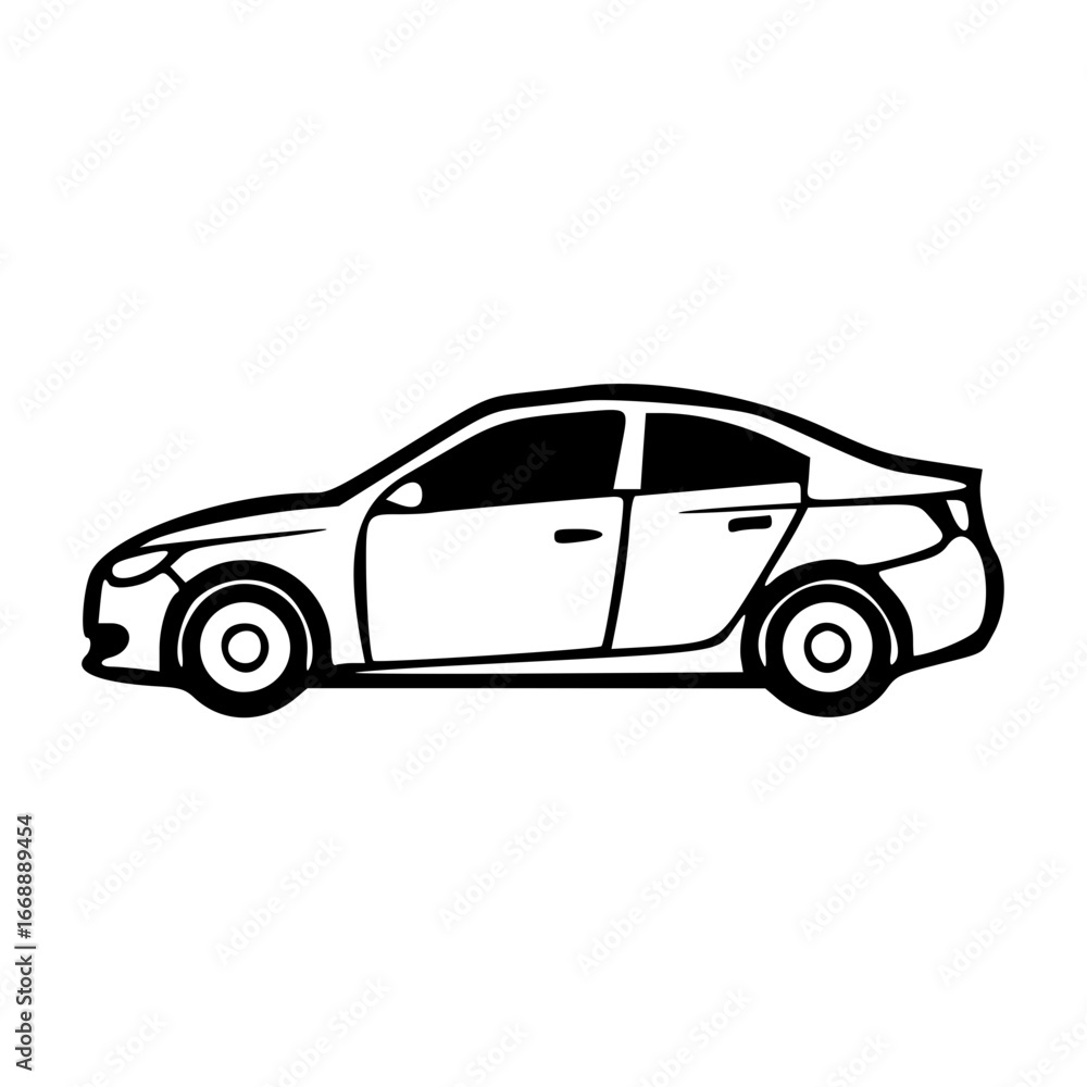 Naklejka premium car vector illustration