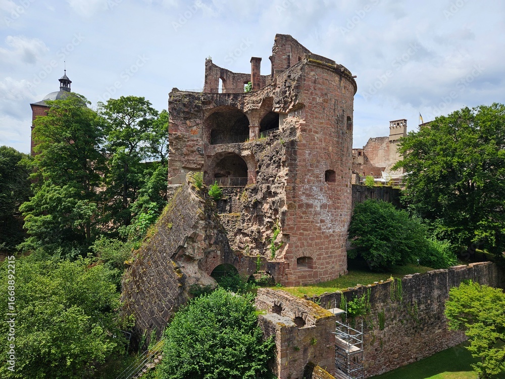 Fototapeta premium the castle of the old town of germany 