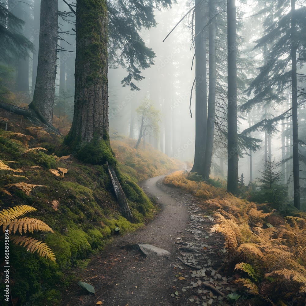 Obraz premium path in the forest