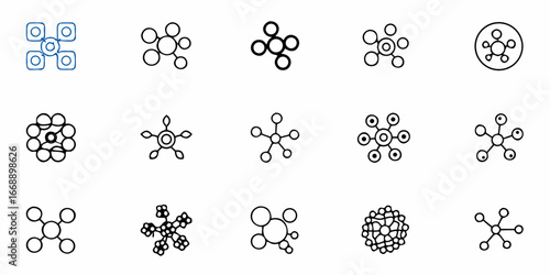 Diverse network diagrams showcasing connectivity, data flow, and complex relationships for technology, business, and scientific concepts