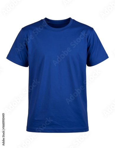 Plain royal blue t-shirt (1)