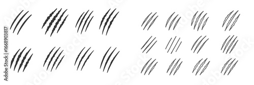 Rough Surface Texture with Scratches, Minimalist flat design