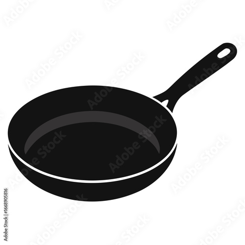 frying pan isolated on white